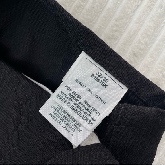 Berne Men’s Unlined Duck Bib Overalls | 32x30 - Picture 3 of 9